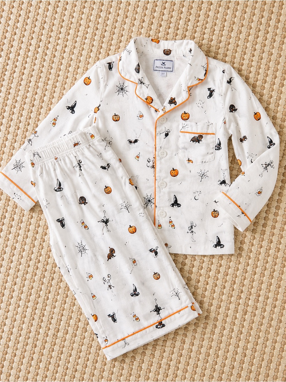Petite Plume Halloween Pajama Set | Size 5 | Ghost & Pumpkin Print